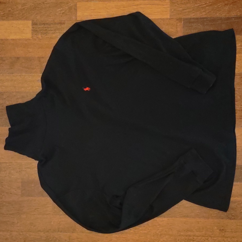 Men's black turtleneck long sleeve shirt. Polo by Ralph Lauren size XXL.